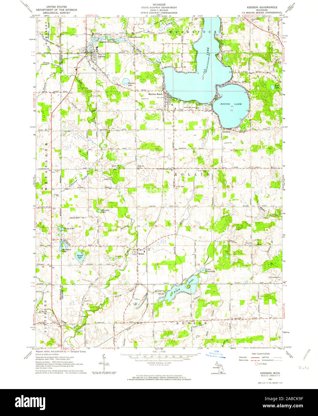 Map of addison Cut Out Stock Images & Pictures Alamy