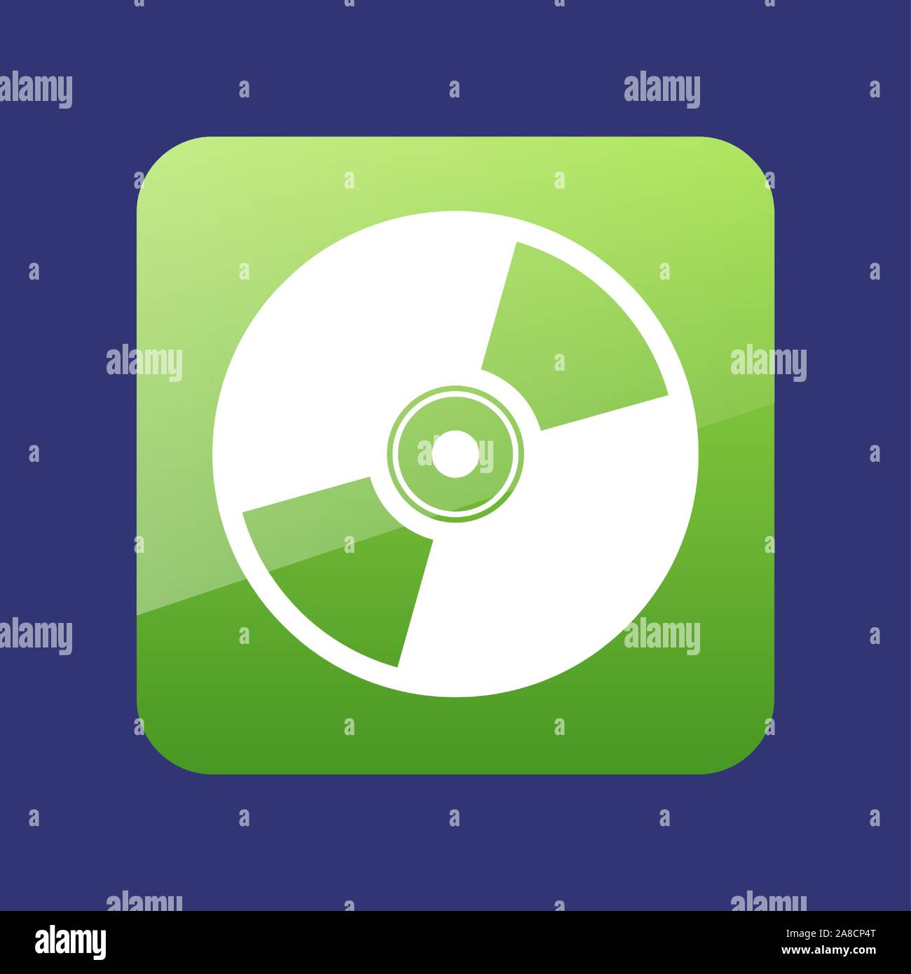 Vector CD or DVD icon vector illustration, eps 10 Stock Vector