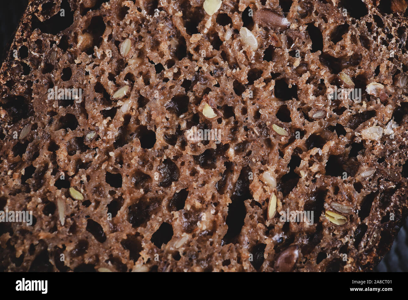 appetizing freshly baked sliced bread Stock Photo