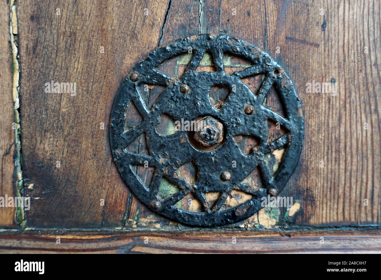 Wrought Iron Door Grille Stock Photos Wrought Iron Door Grille