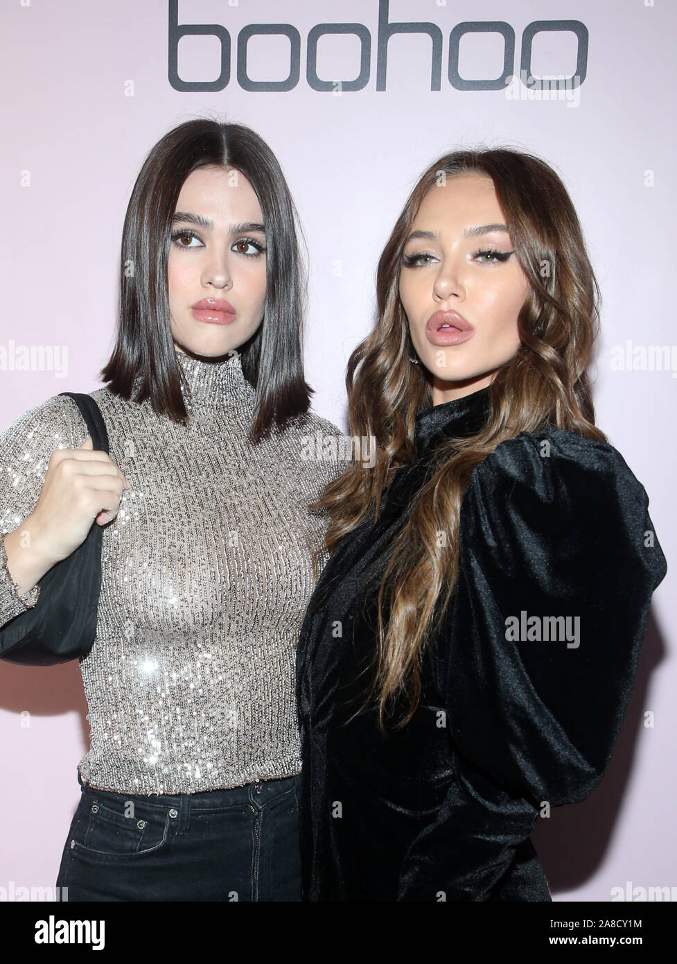 LOS ANGELES, CA - NOVEMBER 7: Amelia Gray, Delilah Belle Hamlin, at boohoo  x All That Glitters Launch Party at Nightingale in Los Angeles, California  on November 7, 2019. Credit Faye Sadou/MediaPunch