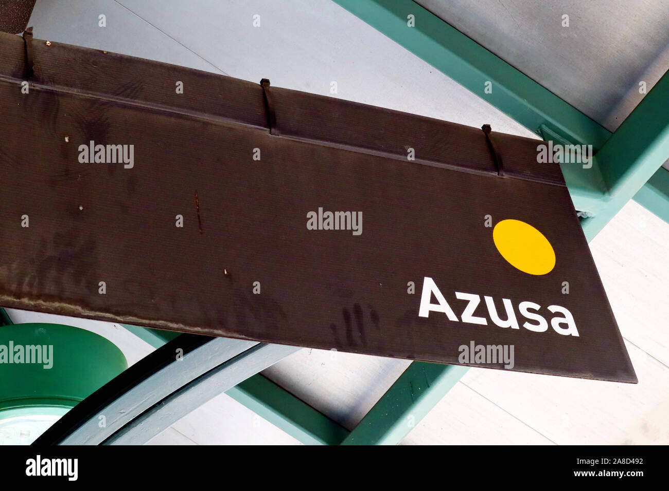 Los Angeles, California - LA Metro Rail Gold Line to Azusa Station ...