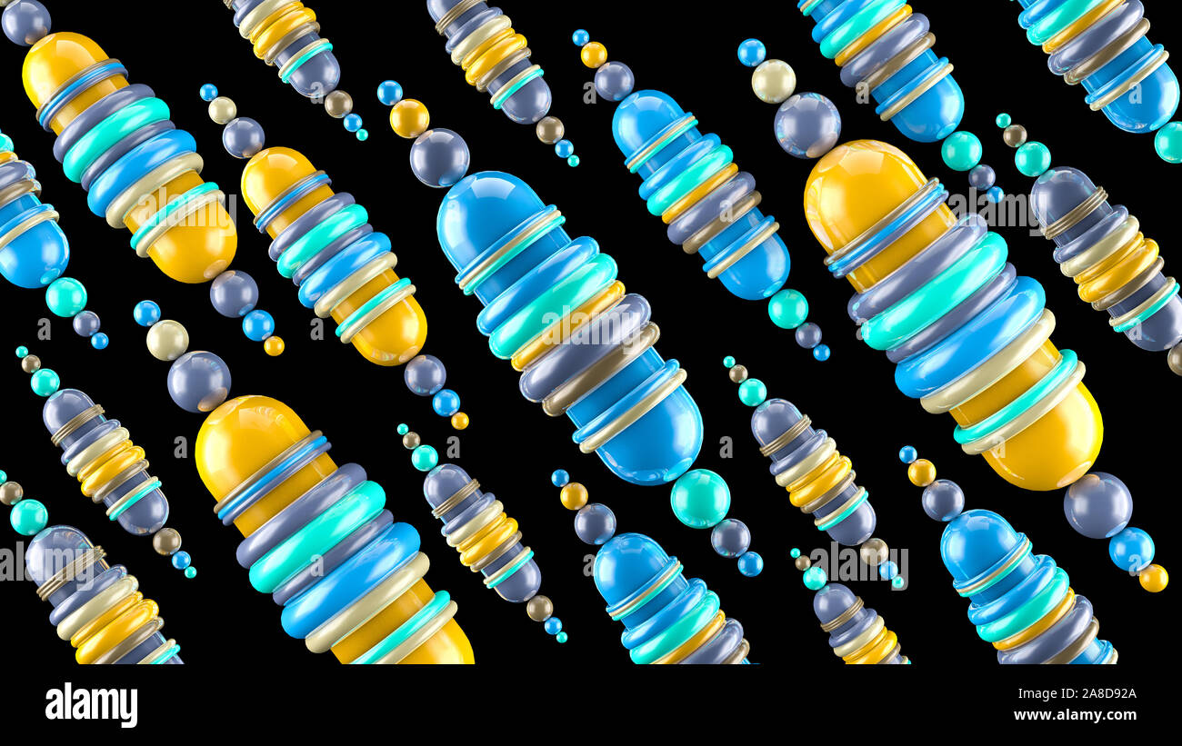 Abstract color background. 3d rendering 3d illustration Stock Photo - Alamy