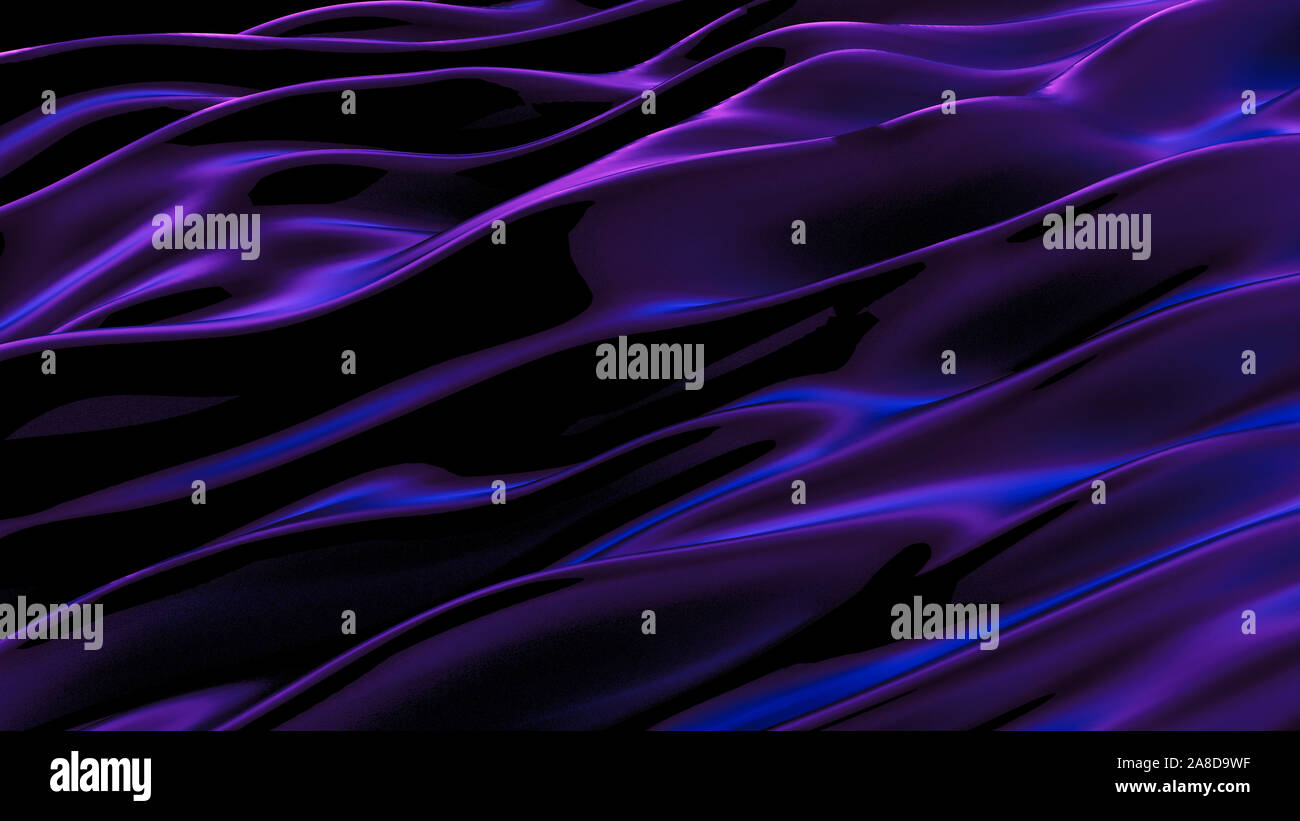 Luxury Purple Drapery Fabric Background 3d Rendering 3d