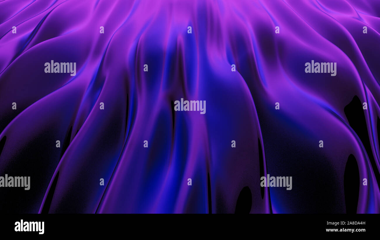 Luxury Purple Drapery Fabric Background 3d Rendering 3d