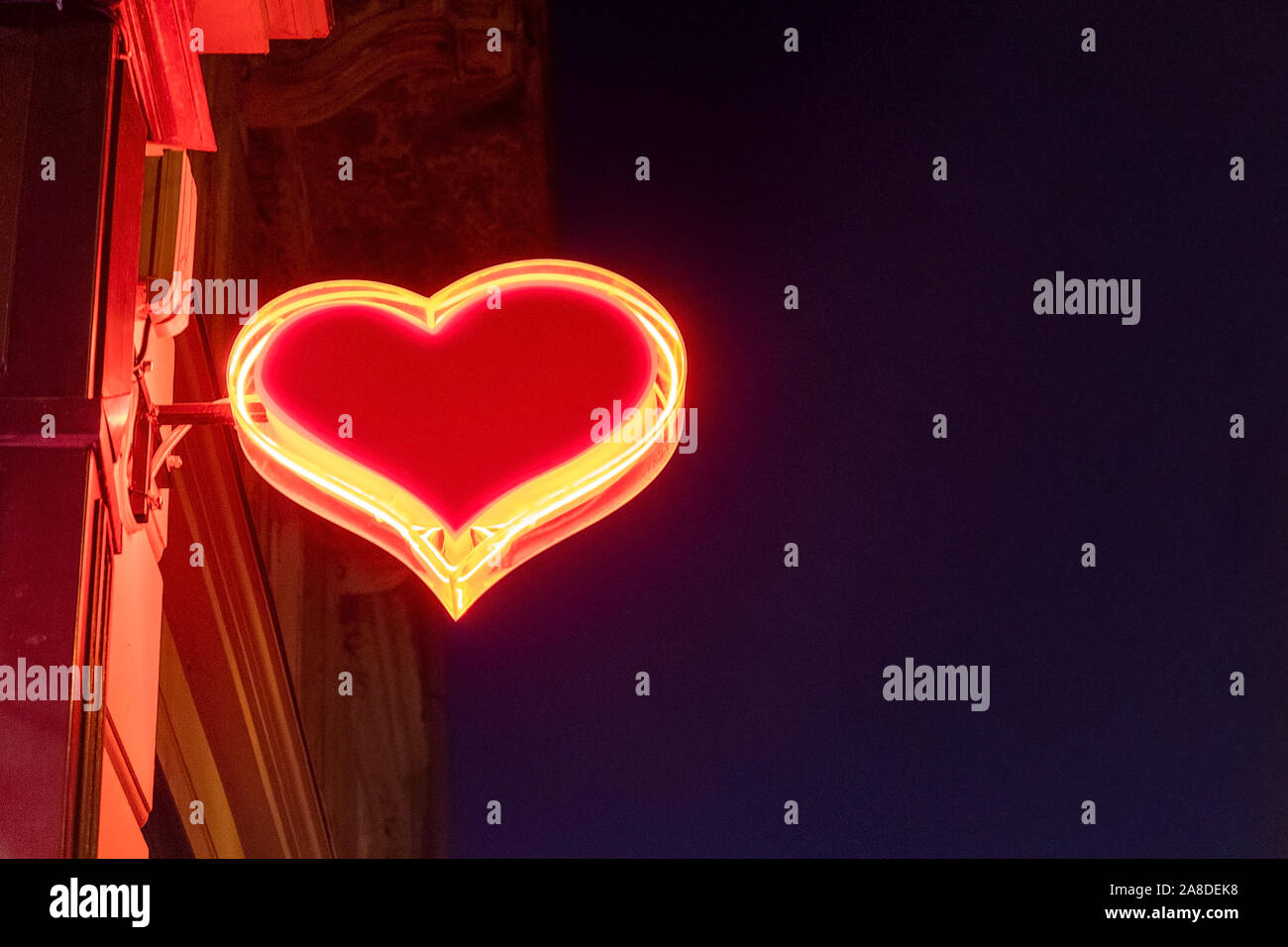 Glowing Heart Shape Neon Animation On Black Background. Neon Heart Shape  Animation Background., Stock Video - Envato Elements