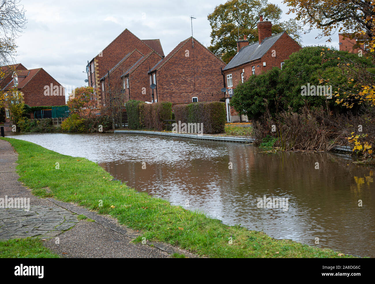 Chesterfield Canal Worksop Stock Photo