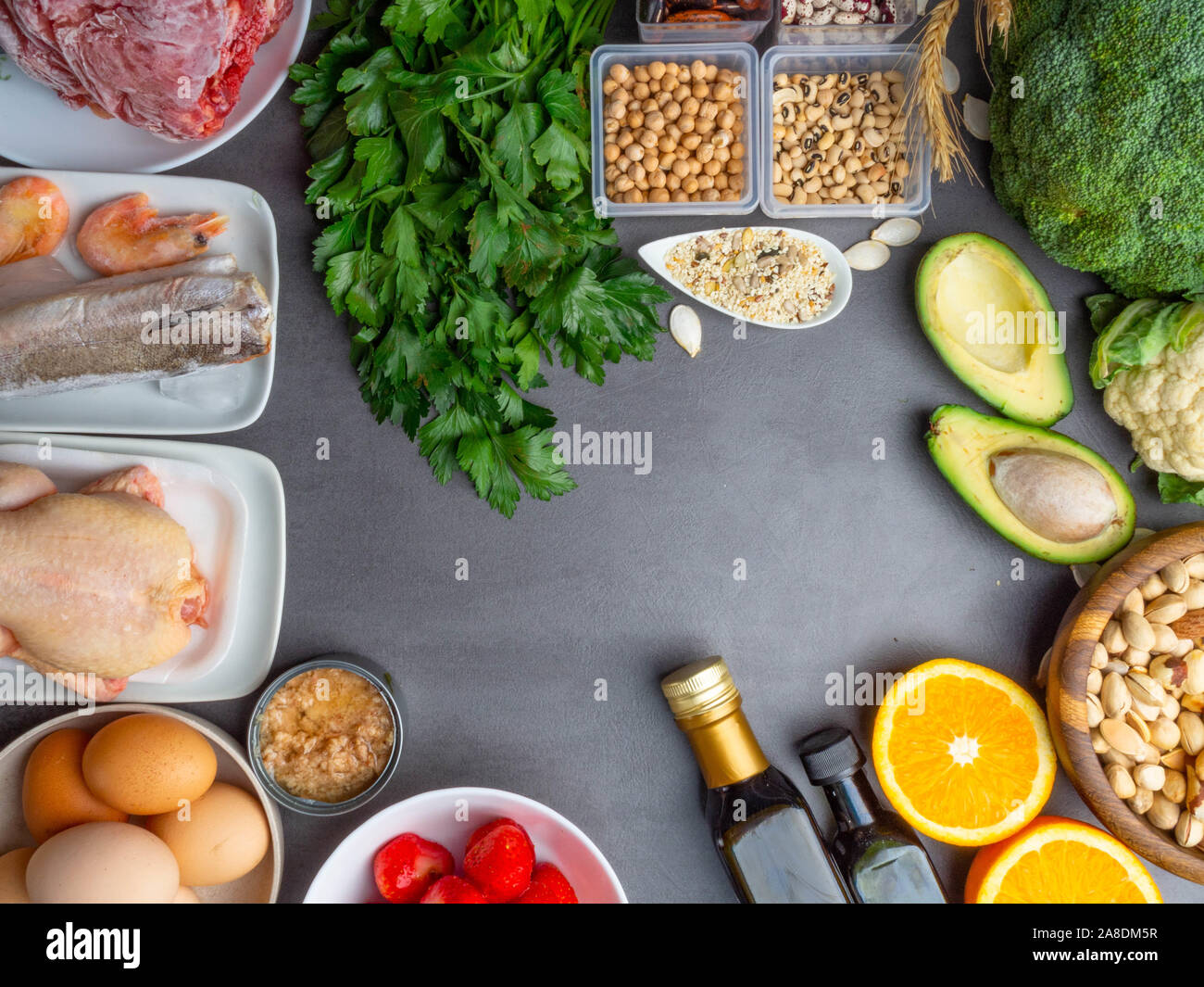 Composition with food contains coenzyme Q10, antioxidant, produce