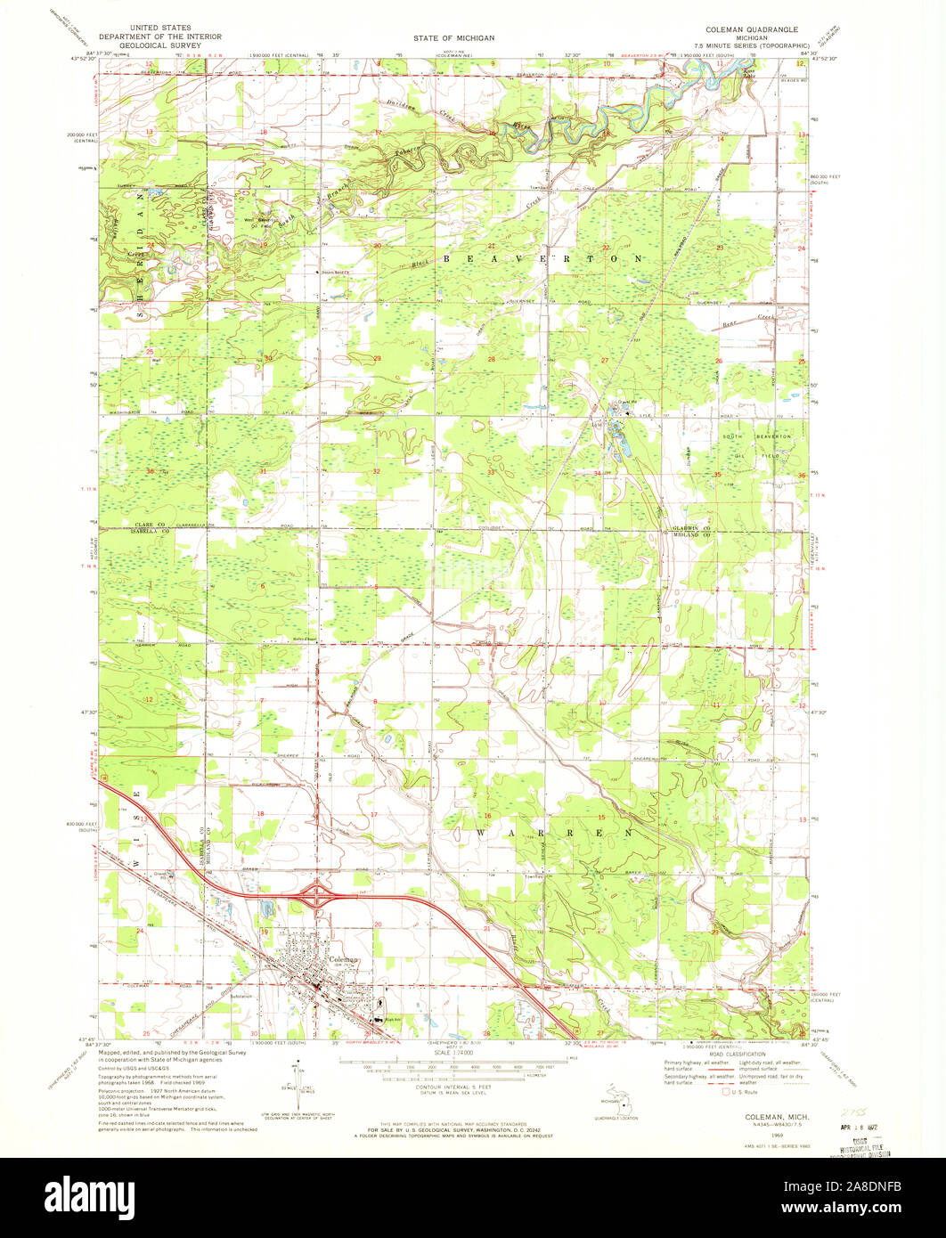 Coleman map hires stock photography and images Alamy
