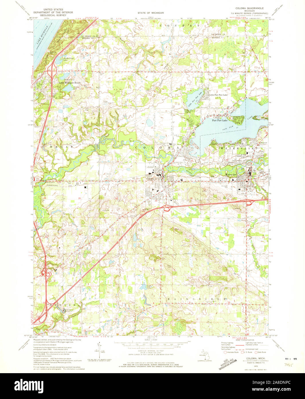 Coloma and michigan hires stock photography and images Alamy