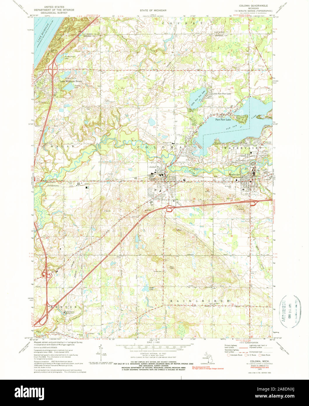 Coloma and michigan hires stock photography and images Alamy