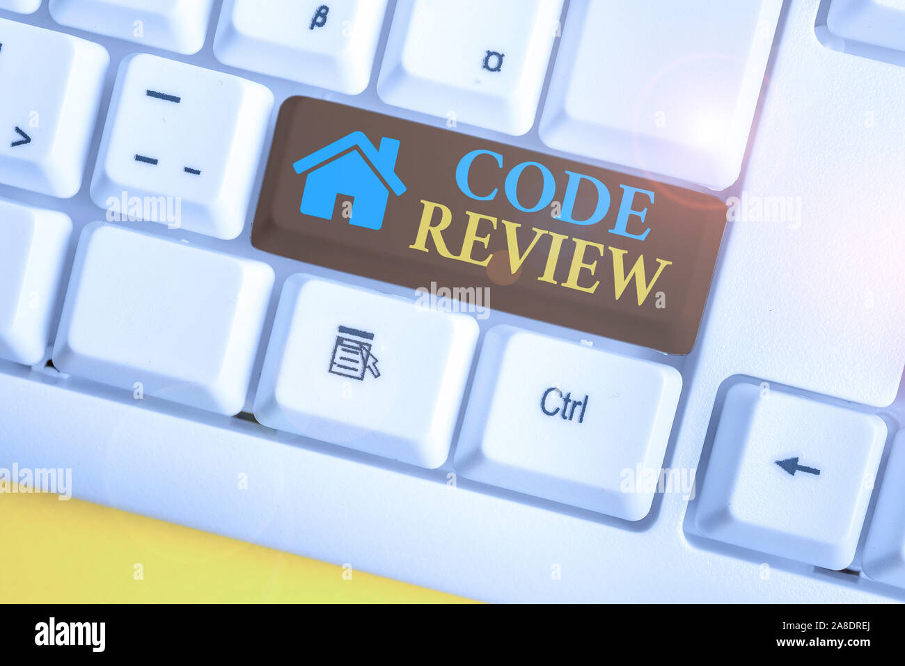 Word writing text Code Review. Business photo showcasing single most ...