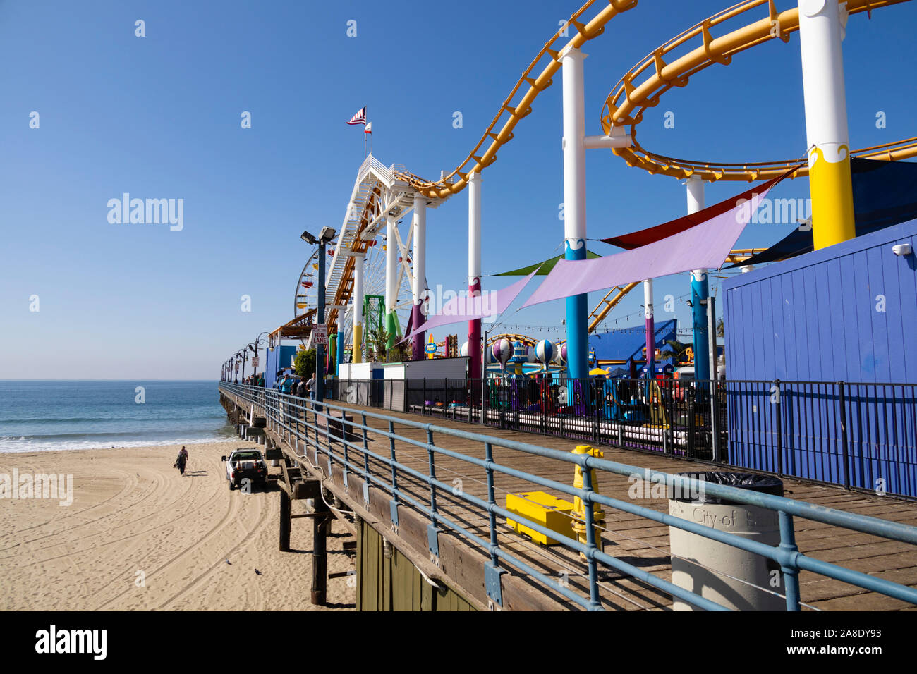 The pier, Santa Monica, Los Angeles County, California, United