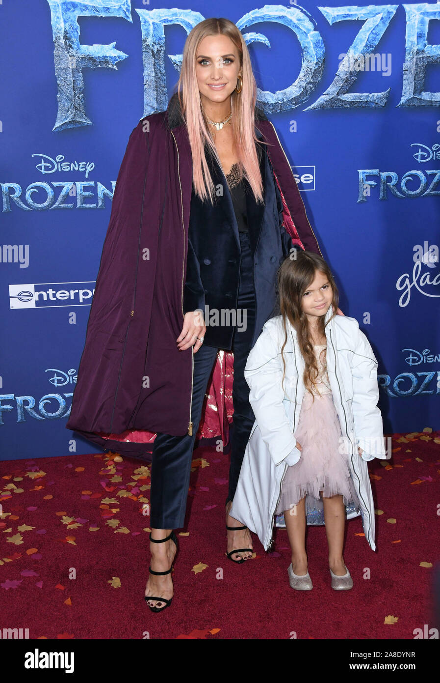 Hollywood, California, USA. 07th Nov, 2019. 07 November 2019 - Hollywood, California - Ashlee Simpson. Disney's 'Frozen 2' Los Angeles Premiere held at Dolby Theatre. Photo Credit: Birdie Thompson/AdMedia /MediaPunch Credit: MediaPunch Inc/Alamy Live News Stock Photo