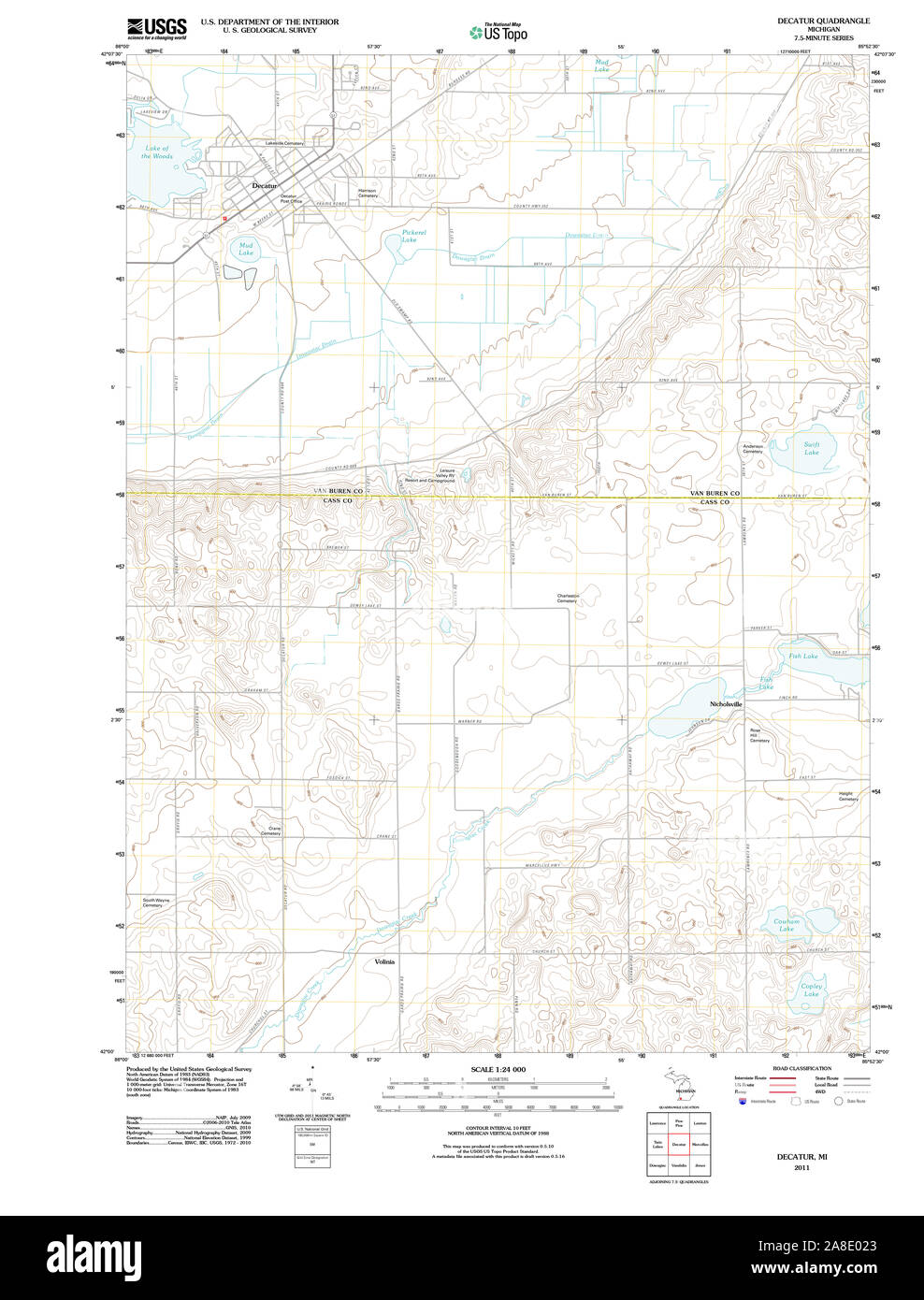 Map of decatur hires stock photography and images Alamy