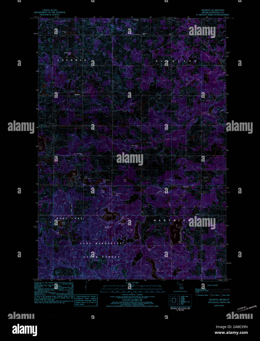 Dighton map hires stock photography and images Alamy