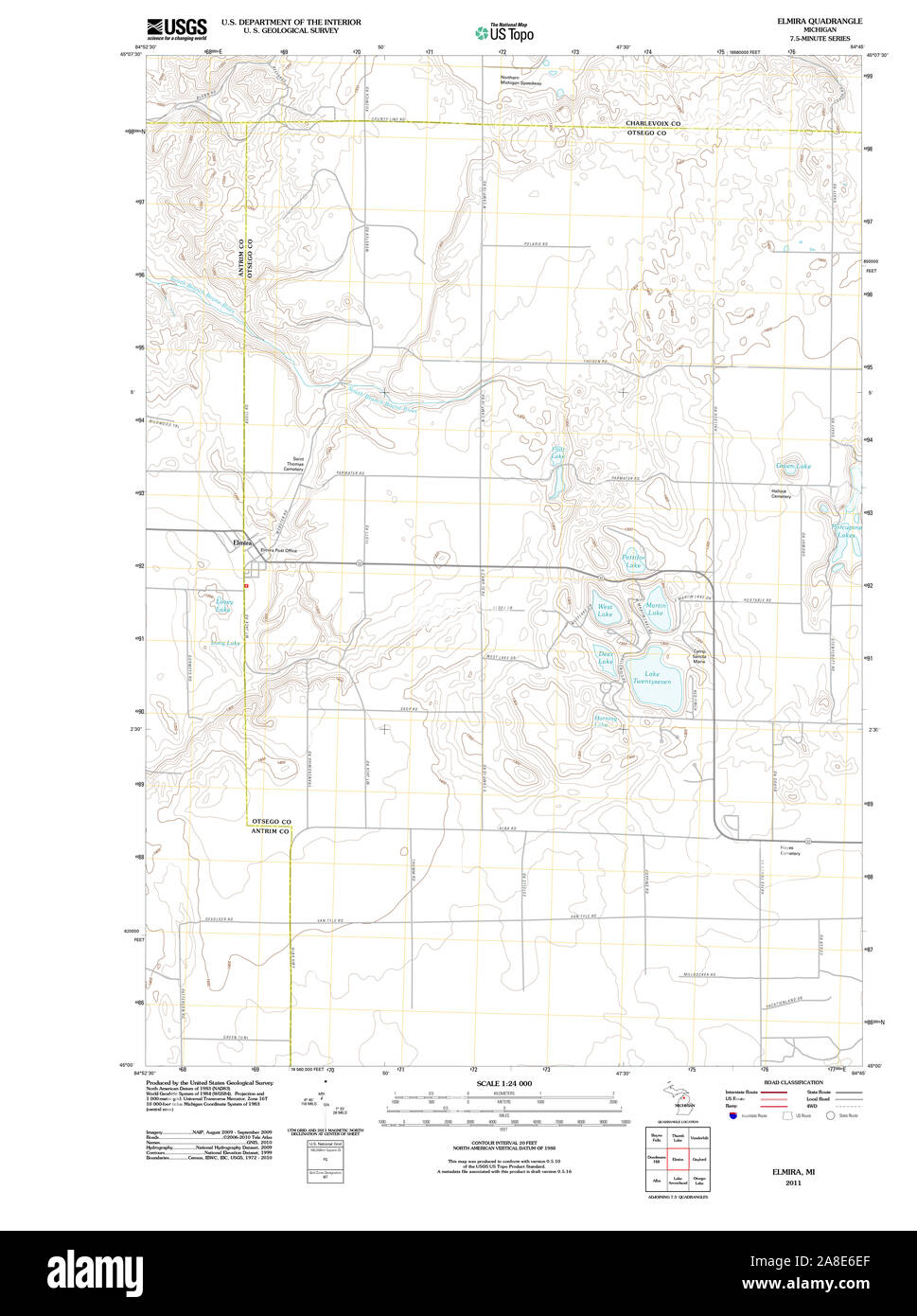 Map of elmira hires stock photography and images Alamy