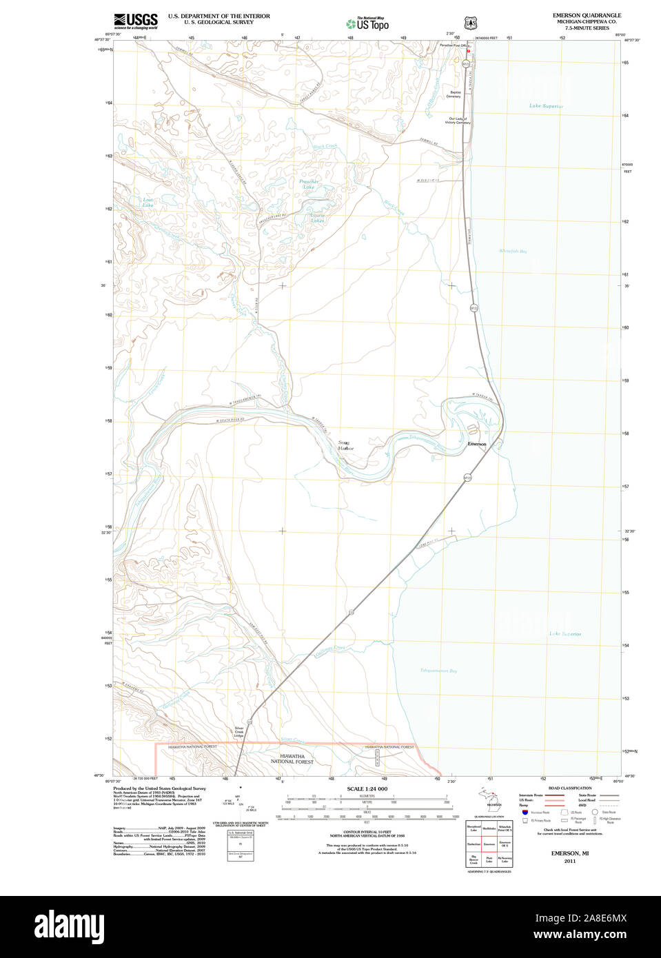 Emerson map hi-res stock photography and images - Alamy