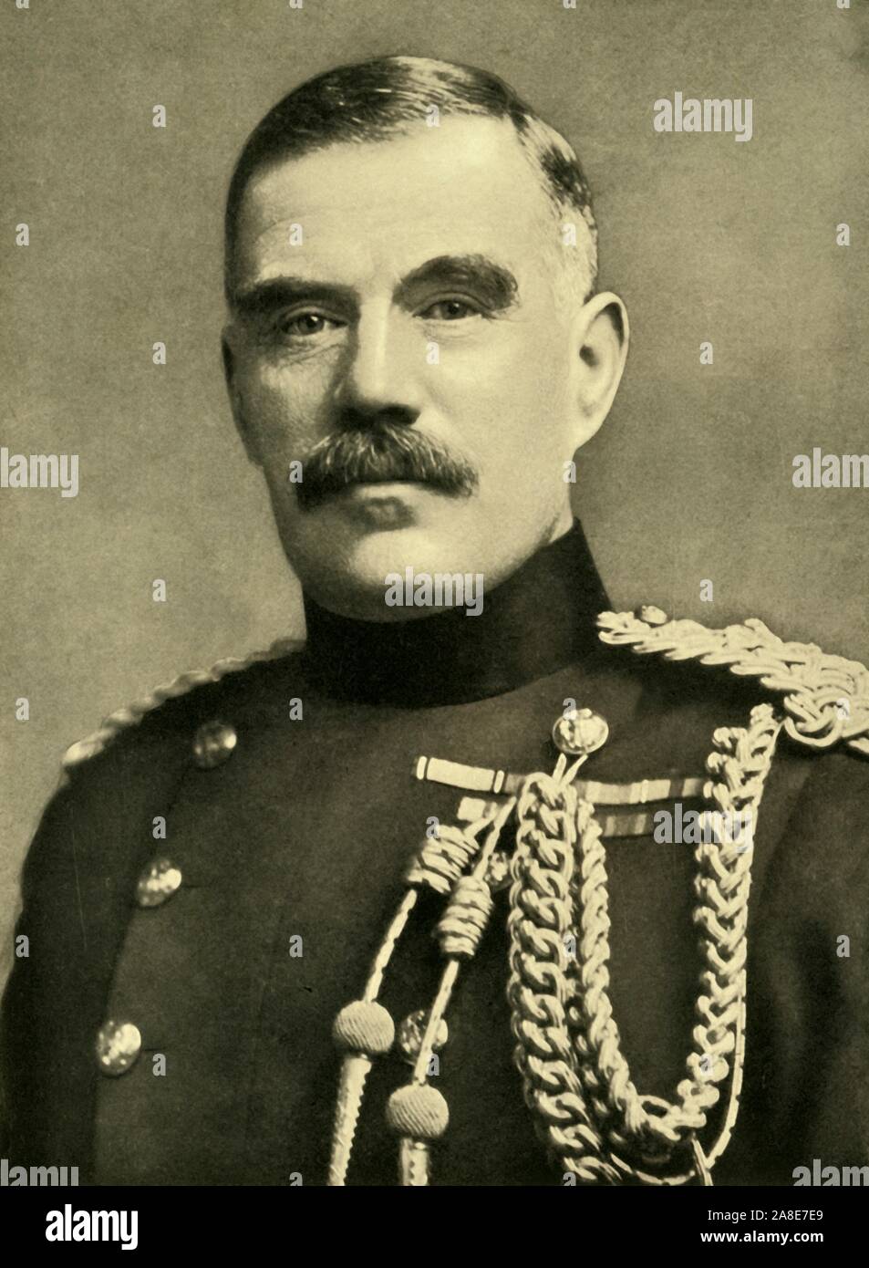 'General Sir William R. Robertson G.C.B., K.C.V.O', c1916, (c1920). Portrait of British soldier William Robert Robertson (1860-1933), general and later field marshal. Robertson was Chief of the Imperial General Staff during the First World War, 1916-1918. From &quot;The Great World War: A History&quot;, Volume VI, edited by Frank A Mumby. [The Gresham Publishing Company Ltd, London, c1920] Stock Photo