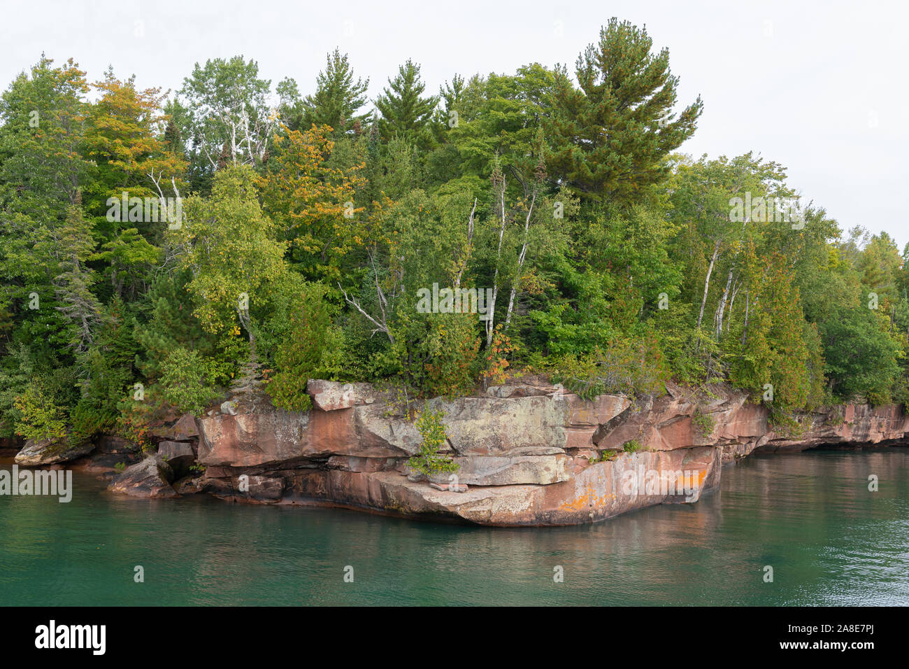Hermit Island, Apostle Islands, Bayfield County, Autumn, WI, USA, by