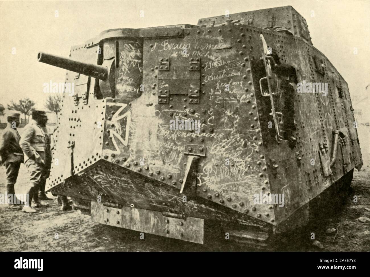 German tank a7v hi-res stock photography and images - Alamy