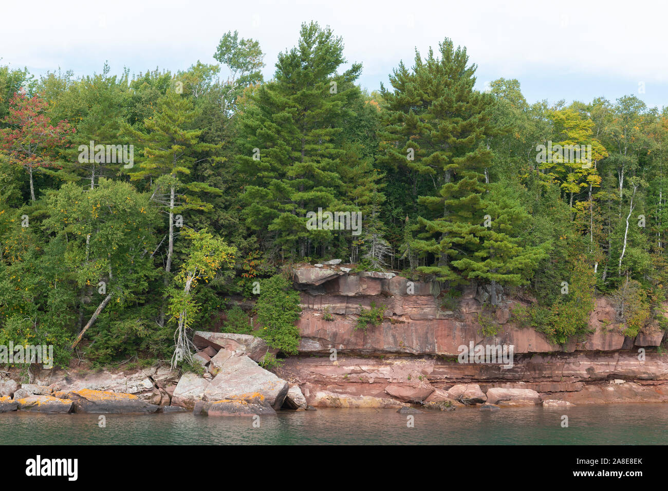 Hermit Island, Apostle Islands, Bayfield County, Autumn, WI, USA, by