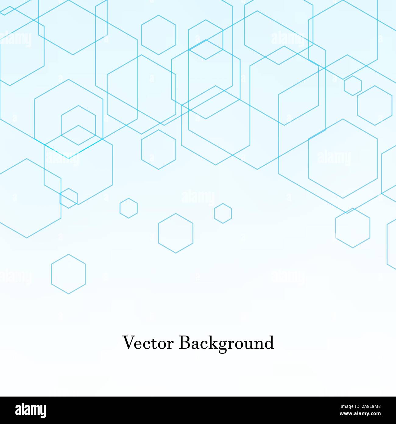 Abstract blue hexagons. Background for presentation. eps 10 Stock ...