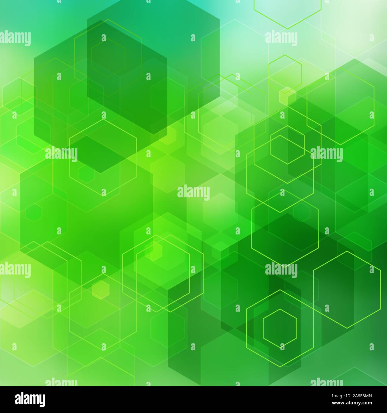 Abstract vector graphics. green hexagon background. eps 10 Stock Vector ...