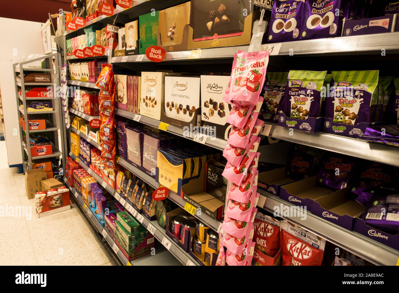 A selection of Chocolates in Superstore, England, UK Stock Photo Alamy