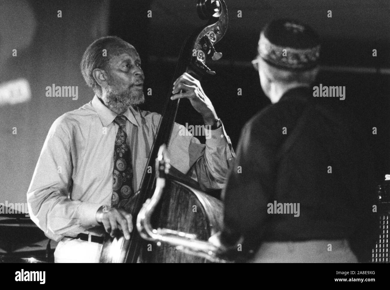 Percy Heath and Jimmy Heath, North Sea Jazz Festival, The Hague, Netherlands, 2000. Stock Photo