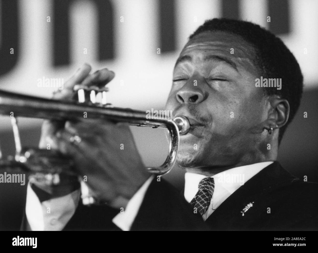 Roy Hargrove, North Sea Jazz Festival, The Hague, Netherlands, 1994. Stock Photo