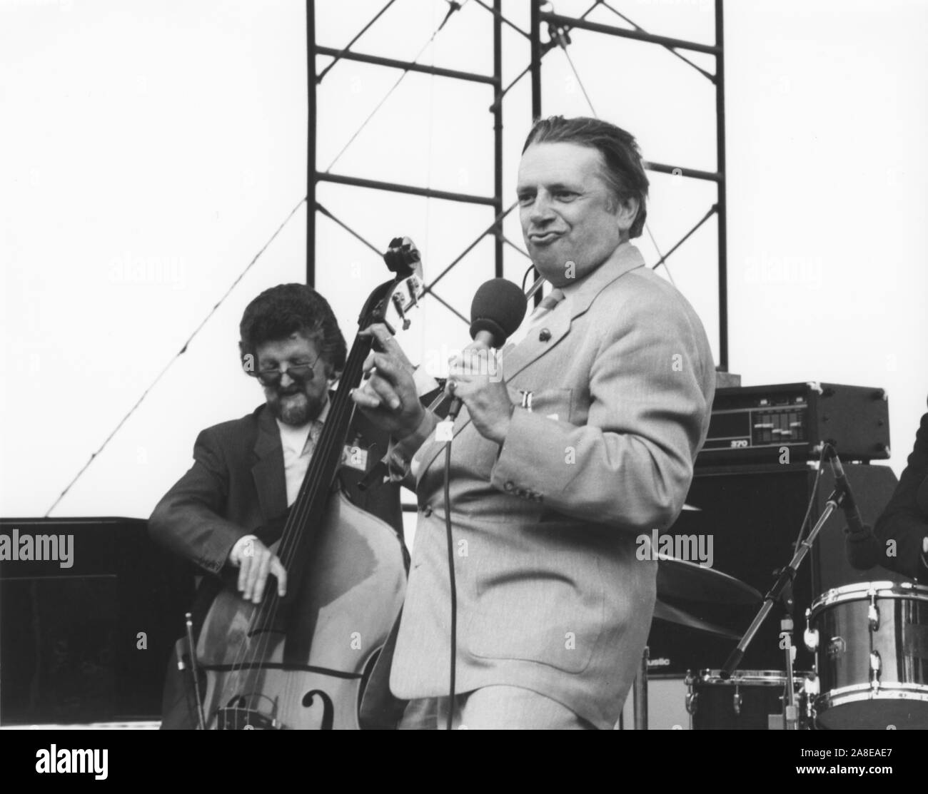 George Melly, Capital Radio Jazz Festival, 1979. Stock Photo