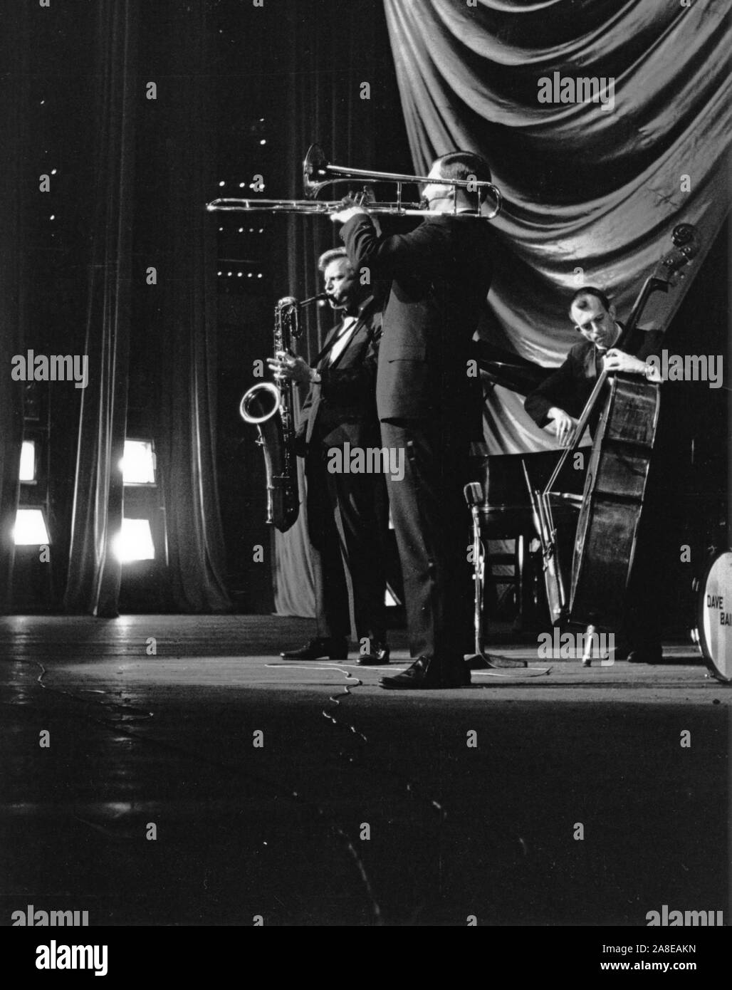 The Gerry Mulligan Quartet, London Tour, early 1960s; with Bob