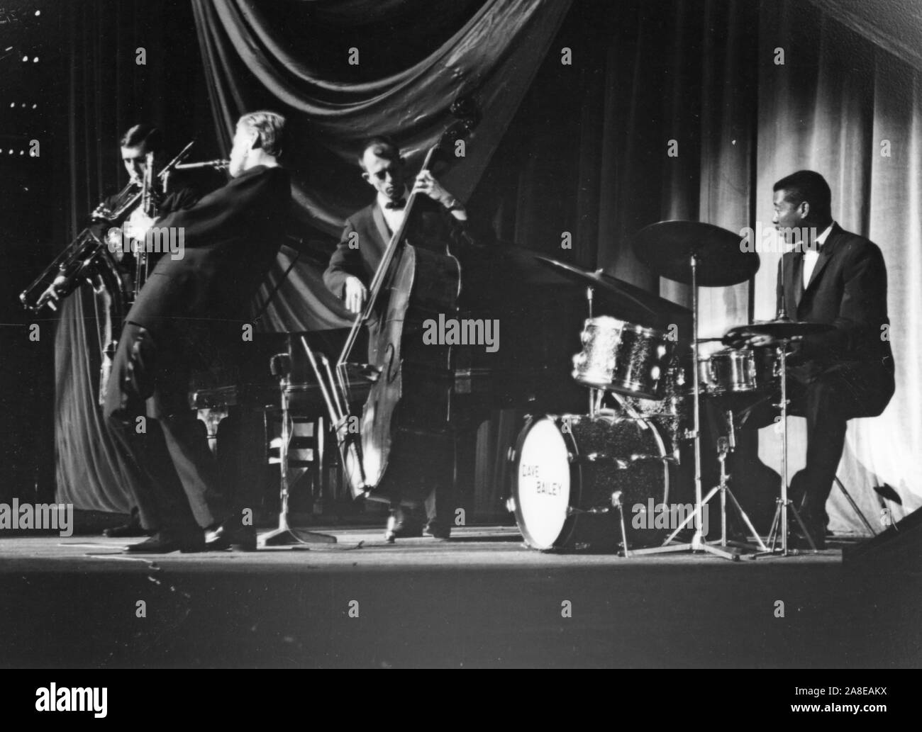 The Gerry Mulligan Quartet, London Tour, early 1960s; with Bob