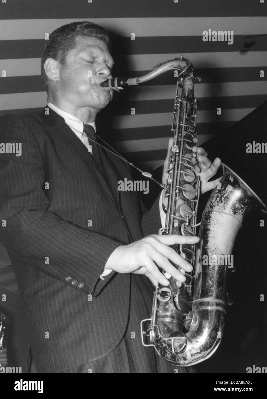 Zoot Sims, Marquee Club, London, 1961. Stock Photo