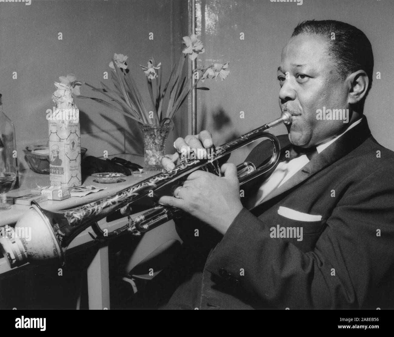 Roy Eldridge, Jazz at the Philharmonic, Hammersmith, London, 1962. Stock Photo