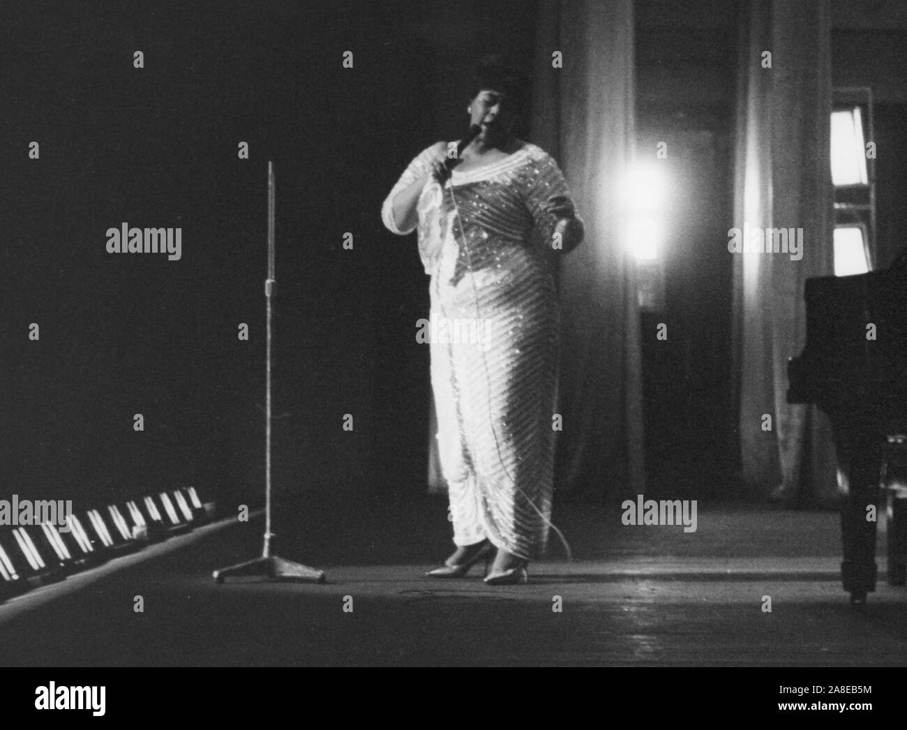 Ella Fitzgerald, London, 1963. Stock Photo