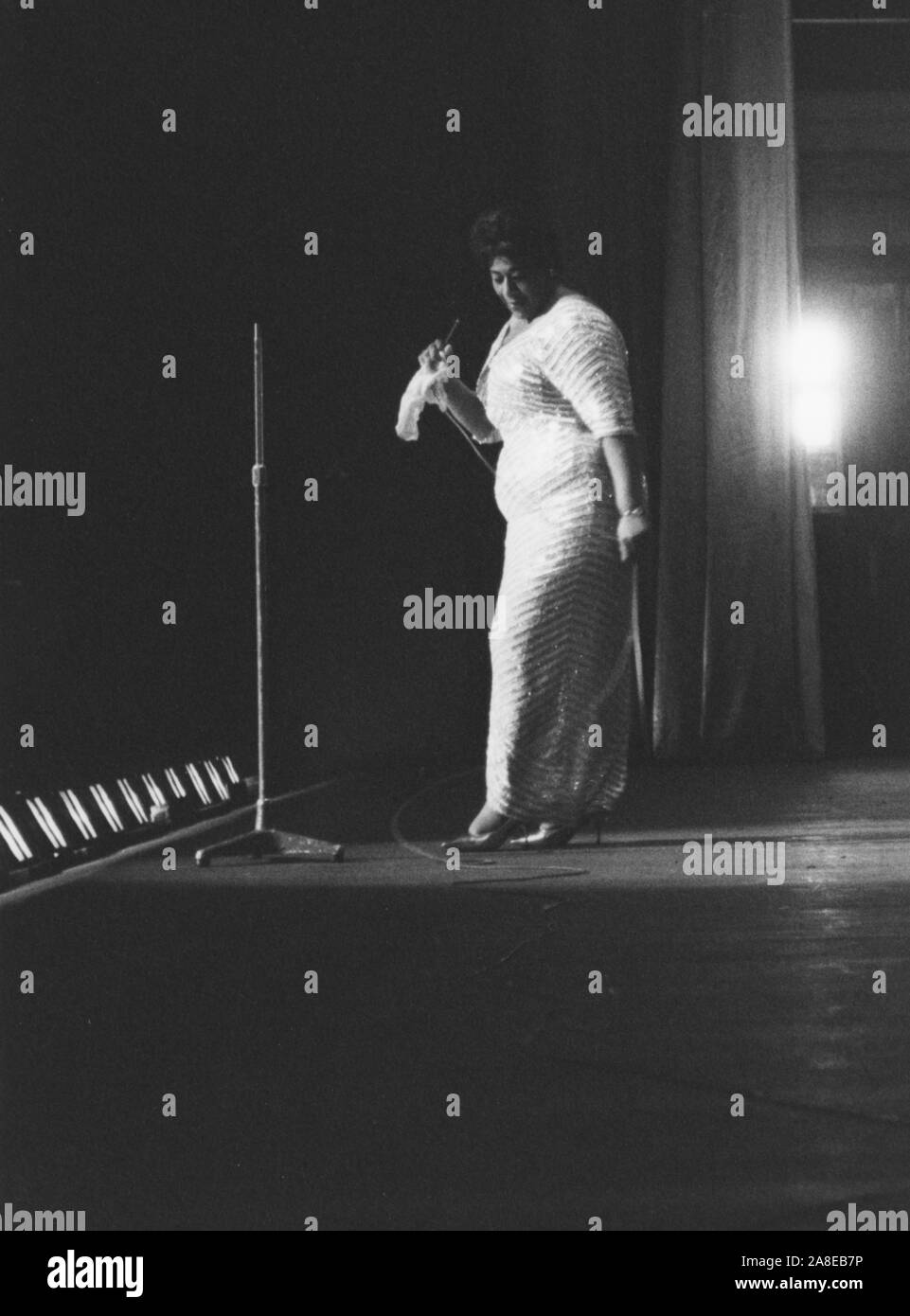 Ella Fitzgerald, London, 1963. Stock Photo