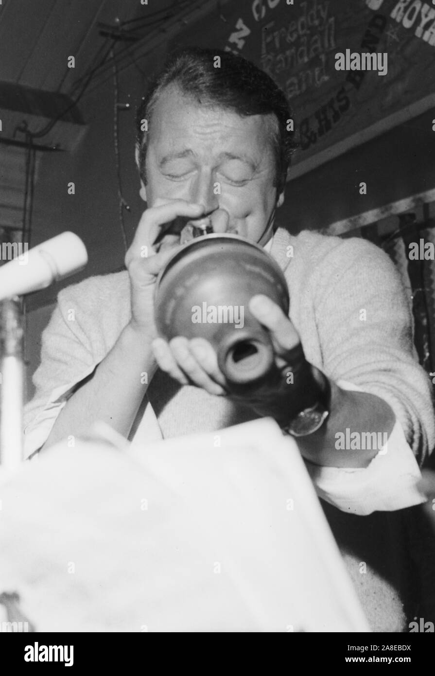 Humphrey Lyttleton, Wood Green, London, 1964 Stock Photo Alamy