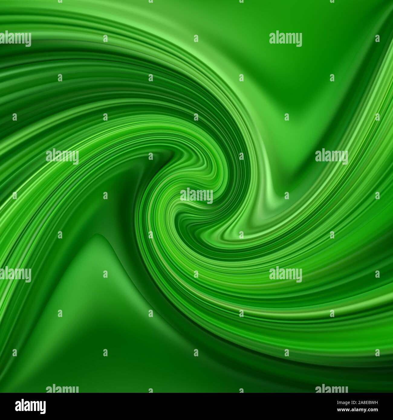 Green wavy paint streams. Vector abstract background. Acrylic paint. eps 10 Stock Vector