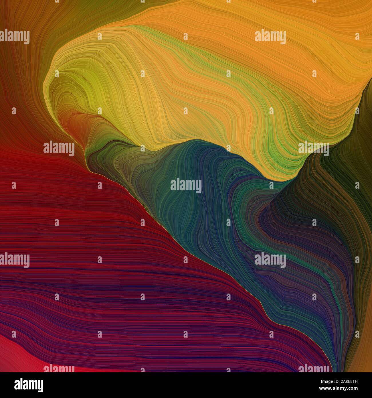 quadratic graphic illustration with very dark violet, golden rod and ...
