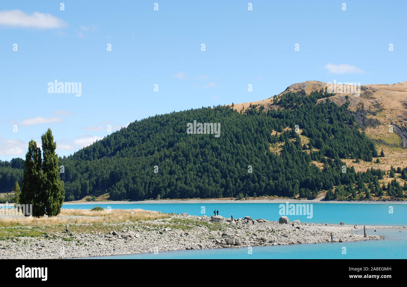 Lake Tekapo, South Island, New Zealand Stock Photo