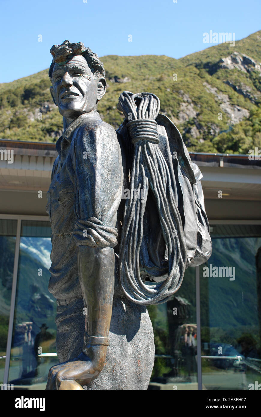 Sir Edmund Hillary Centre, Mount Cook, South Island, New Zealand Stock Photo
