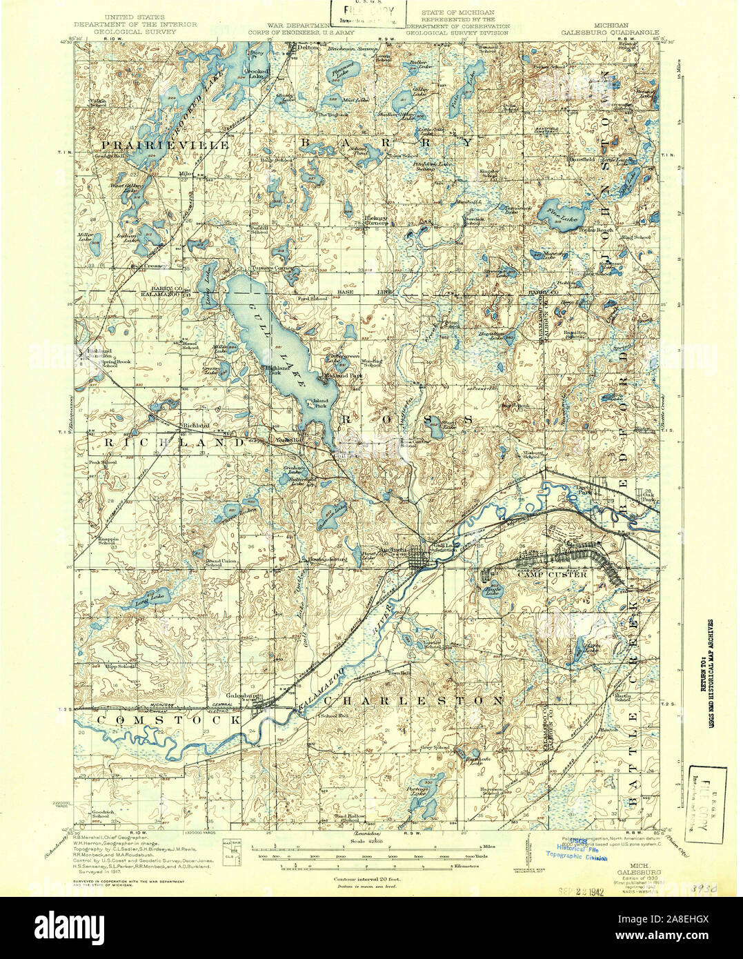 Map of galesburg hires stock photography and images Alamy