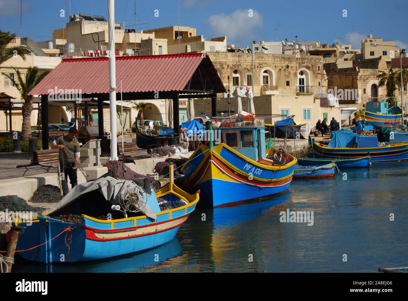 Marsaxlokk fishing village, Malta Stock Photo Alamy
