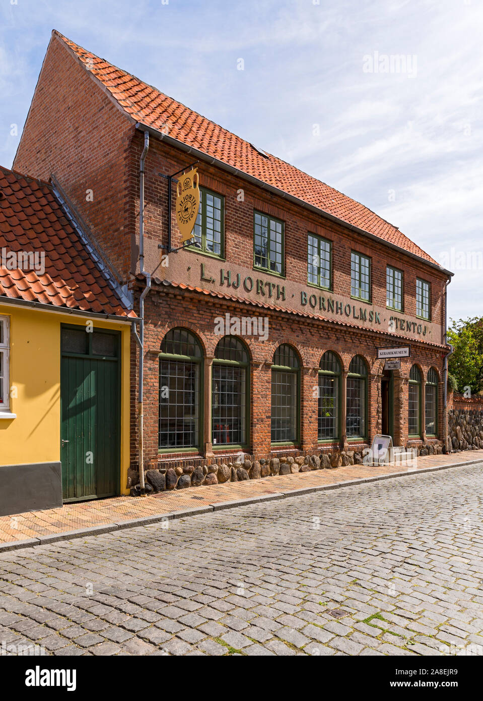 Rønne; Bornholm, Keramikmuseum, Hjorths Fabrik Stock Photo - Alamy