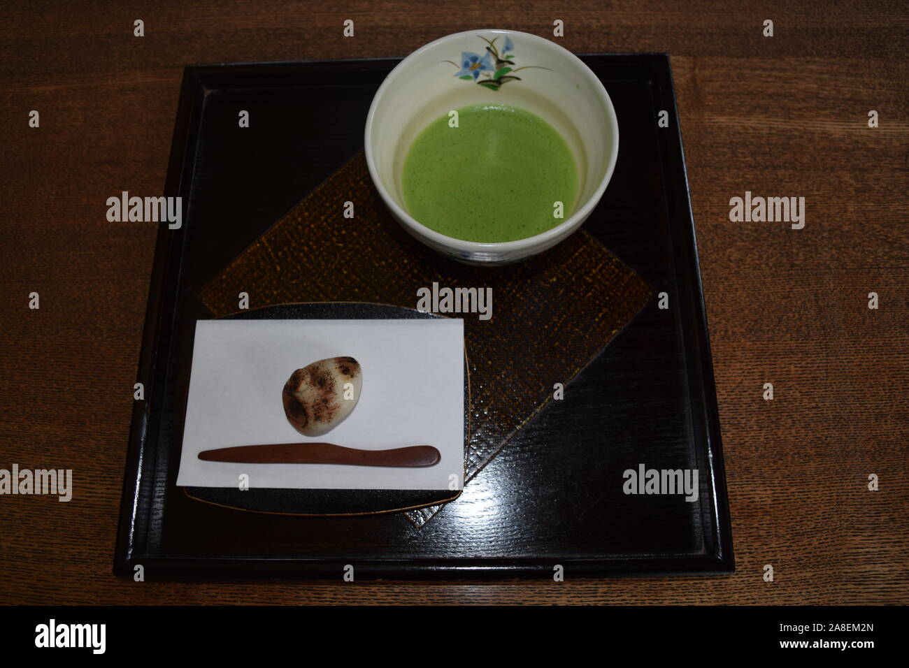Tea Ceremony in Shizuoka Castle in Japan Stock Photo
