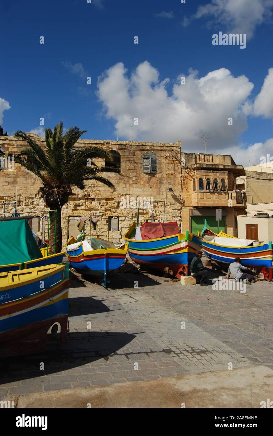 Marsaxlokk fishing village, Malta Stock Photo Alamy