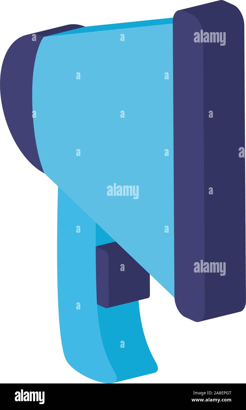 Isometric megaphone icon vector design Stock Vector Image & Art - Alamy
