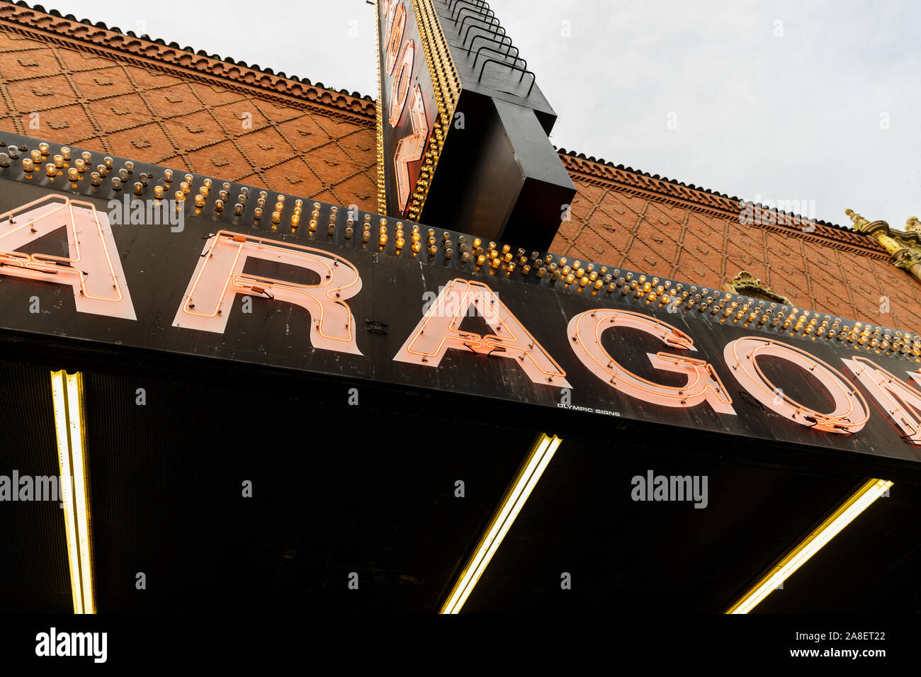 The legendary Aragon Ballroom is located in Chicago's Uptown
